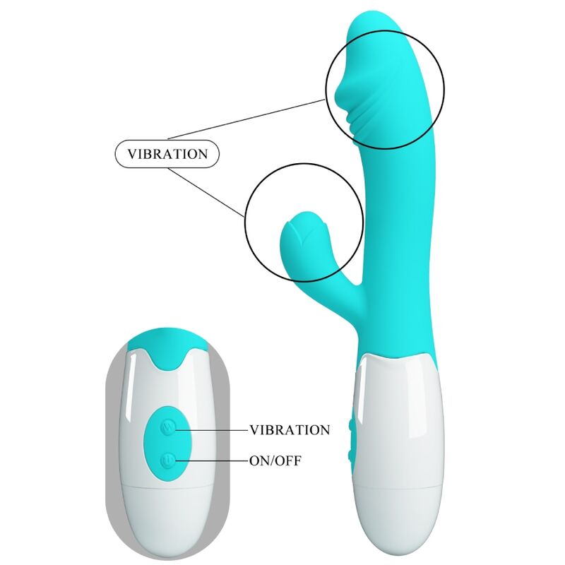 PRETTY LOVE - SNAPPY G-SPOT VIBRATOR AQUAGRÜN – Vibrator Bild 11