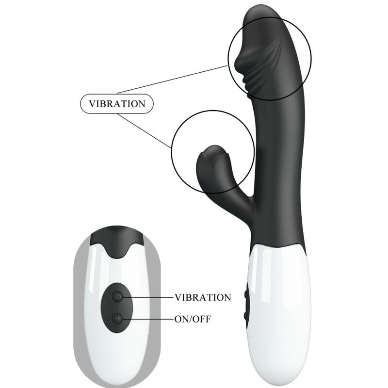PRETTY LOVE - SNAPPY G-SPOT VIBRATOR SCHWARZ – Vibrator Bild 11