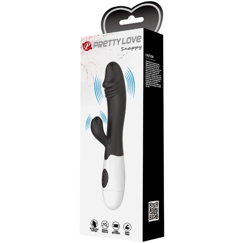 PRETTY LOVE - SNAPPY G-SPOT VIBRATOR SCHWARZ – Vibrator Bild 14