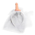 DIABLO PICANTE - WEISSER BRAUTSCHLEIER MIT PENIS – Erotik-Zubehör Bild 1