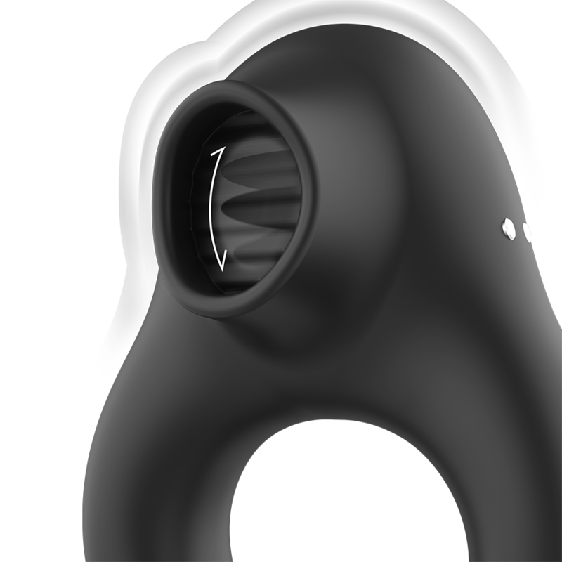 ARMONY - SILIKON-VIBRATORRING 3 MOTOREN WIEDERAUFLADBAR SCHWARZ - GOLD Produktansicht und Details