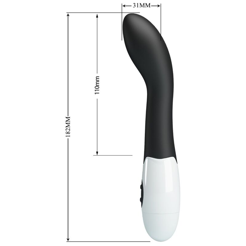 PRETTY LOVE - BISHOP G-SPOT VIBRATOR 30 MODI SCHWARZ – Vibrator Bild 12