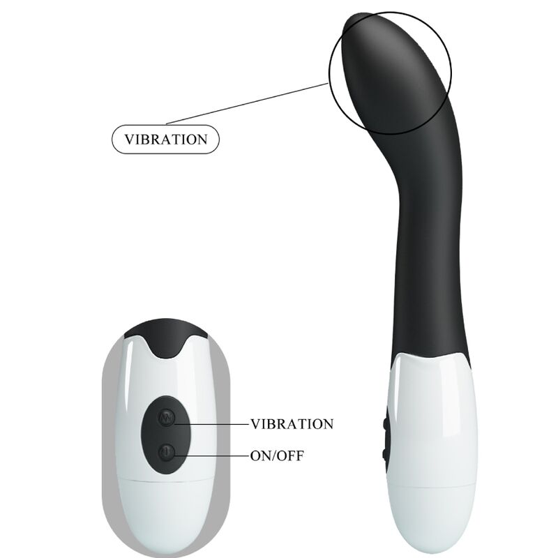 PRETTY LOVE - BISHOP G-SPOT VIBRATOR 30 MODI SCHWARZ – Vibrator Bild 14