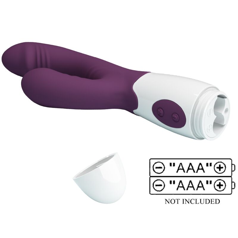 PRETTY LOVE - ANDRE RABBIT VIBRATOR & G-PUNKT-STIMULATOR LILA – Rabbit Vibrator Bild 17