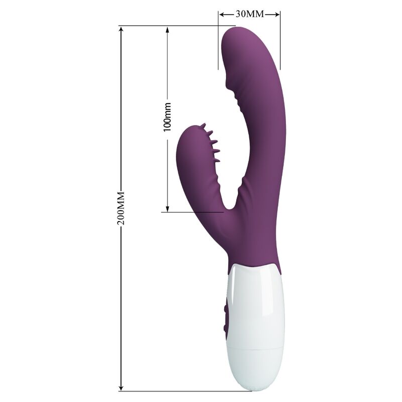 PRETTY LOVE - ANDRE RABBIT VIBRATOR & G-PUNKT-STIMULATOR LILA – Rabbit Vibrator Bild 14
