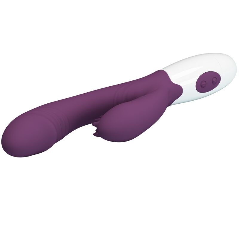 PRETTY LOVE - ANDRE RABBIT VIBRATOR & G-PUNKT-STIMULATOR LILA – Rabbit Vibrator Bild 11