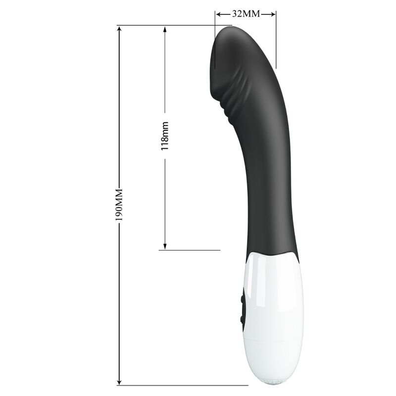 PRETTY LOVE - ELEMENTAL G-SPOT VIBRATOR 30 MODI SCHWARZ – Vibrator Bild 10