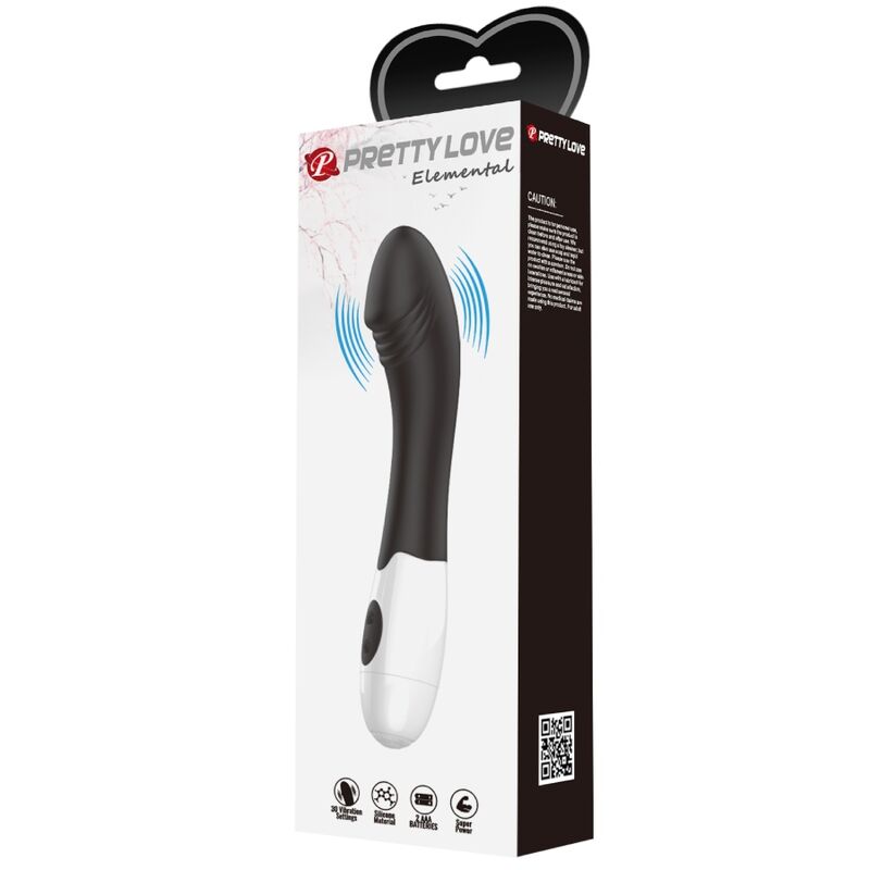 PRETTY LOVE - ELEMENTAL G-SPOT VIBRATOR 30 MODI SCHWARZ – Vibrator Bild 16