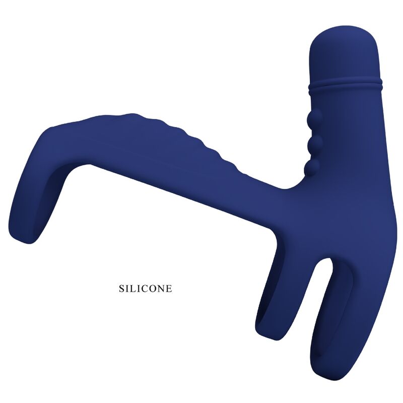 PRETTY LOVE - ELISH VIBRATIONSRING MIT VERLNGERUNG BLAU – Erotik-Zubehör Bild 10
