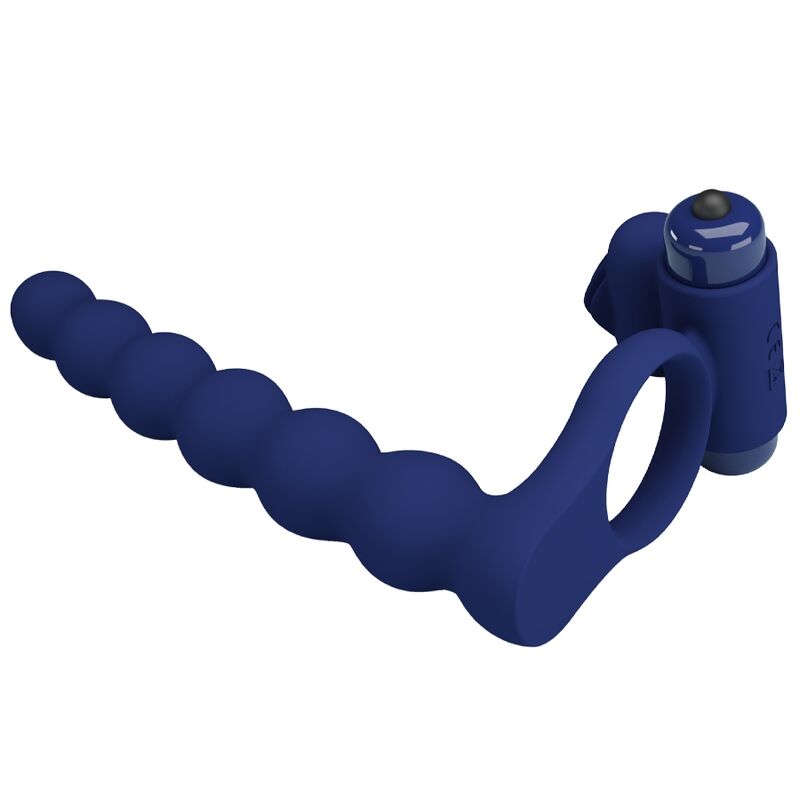 PRETTY LOVE - AJMAL VIBRATIONSRING MIT STECKER BLAU – Erotik-Zubehör Bild 6