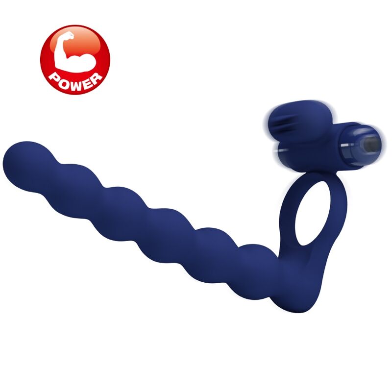PRETTY LOVE - AJMAL VIBRATIONSRING MIT STECKER BLAU – Erotik-Zubehör Bild 12