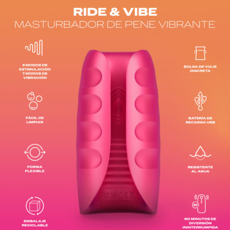 DUREX -TOY RIDE & VIBE VIBRATOR-MASTURBATOR für sinnliche und diskrete Momente