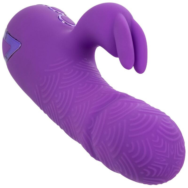 CalExotics Manhattan Beach Marvel Rabbit Vibrator Lila – Doppelmotor, 10 Vibrationsfunktionen, USB wiederaufladbar – Rabbit Vibrator Bild 7
