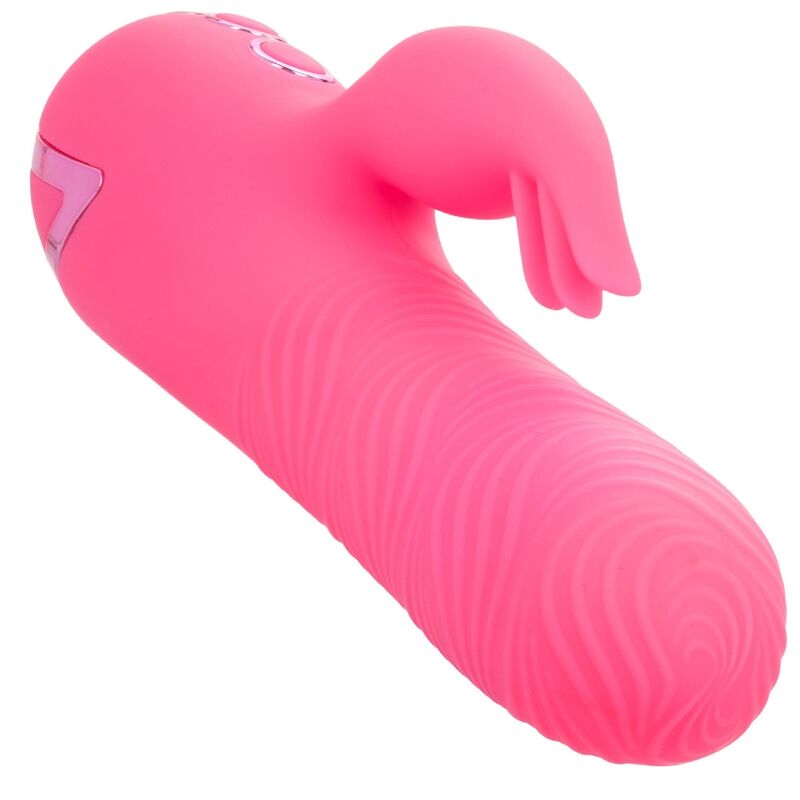 CalExotics Sacramento Sweetie Rabbit Vibrator Pink – Doppelmotor, 10 Vibrationsfunktionen, 3 Rotationsgeschwindigkeiten, USB wiederaufladbar – Rabbit Vibrator Bild 9