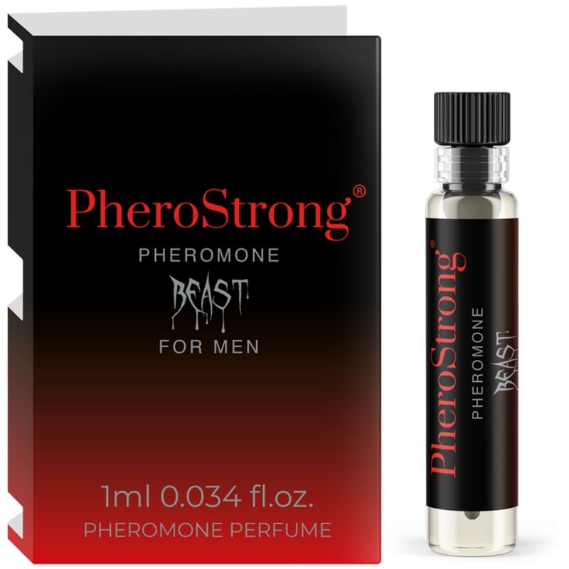 PHEROSTRONG Pheromone Parfüm Beast für Männer 1 ml – Intensiver Herrenduft – Pheromon-Produkt Bild 1