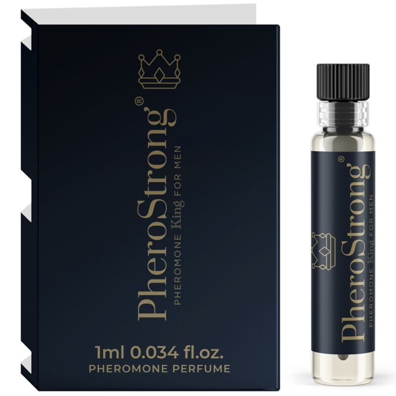 PHEROSTRONG Pheromone Parfüm König für Männer 1 ml – Intensiver Herrenduft – Pheromon-Produkt Bild 1