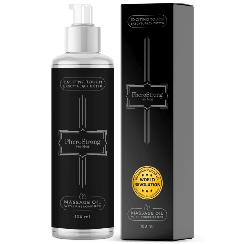 PHEROSTRONG - MASSAGEÖL FÜR MNNER 100 ML Produktansicht und Details