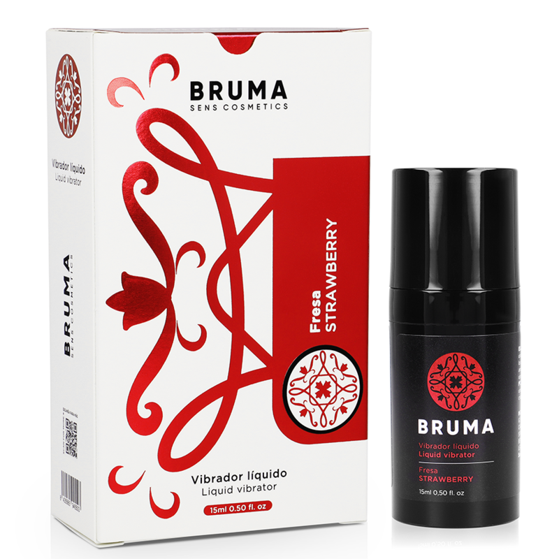BRUMA - FLÜSSIGER VIBRATOR ULTRA GLEITEND ERDBEERE 15 ML – Gleitgel Bild 1