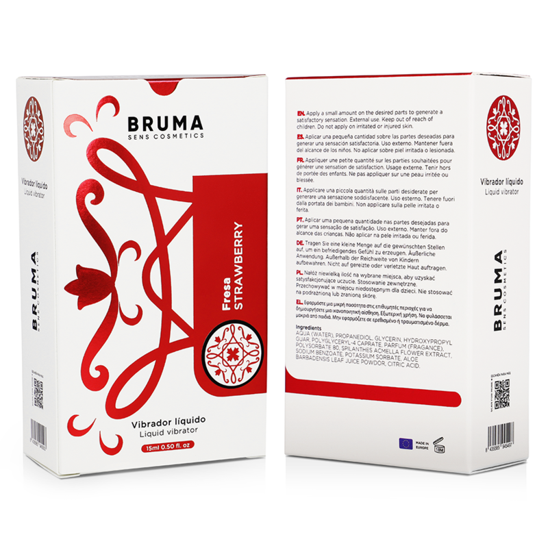 BRUMA - FLÜSSIGER VIBRATOR ULTRA GLEITEND ERDBEERE 15 ML – Gleitgel Bild 13