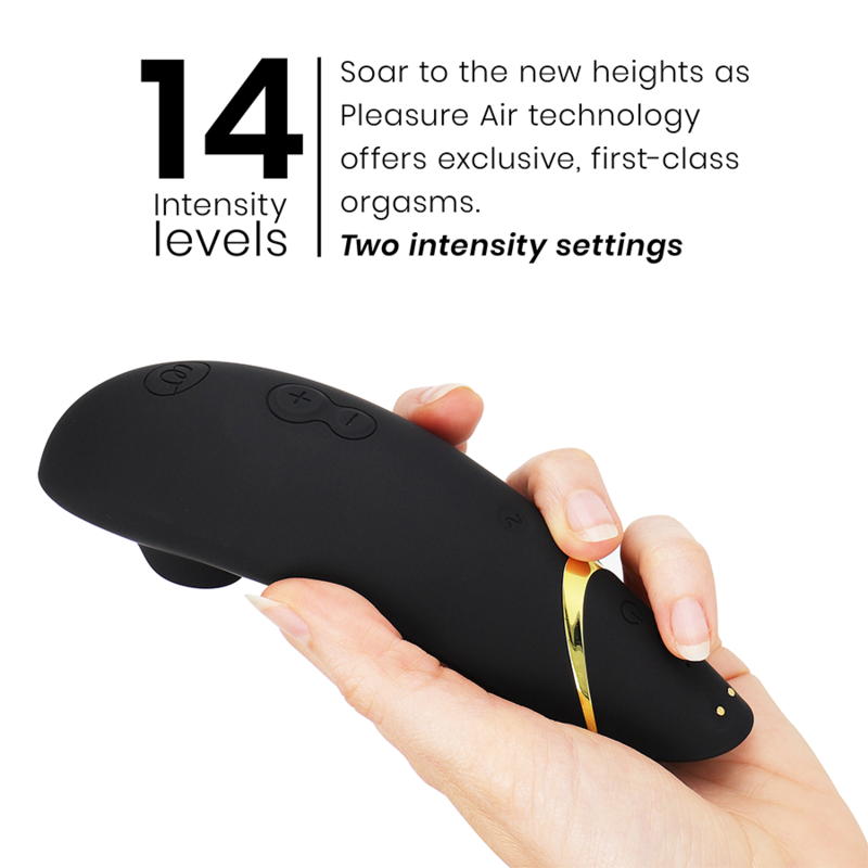 WOMANIZER - PREMIUM 2 KLITORALSTIMULATOR SCHWARZ für sinnliche Momente allein oder zu zweit