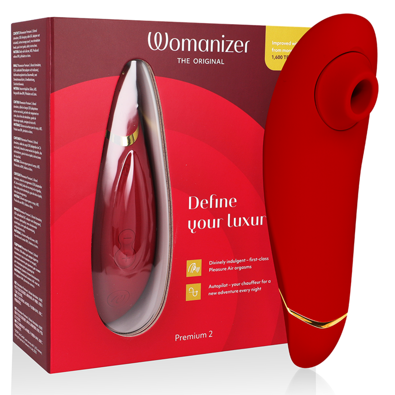 WOMANIZER - PREMIUM 2 KLITORALSTIMULATOR BORDEAUX Klitorisstimulator diskret online kaufen