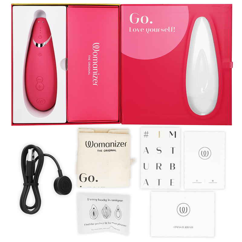 Womanizer Premium 2 Klitorisstimulator – 14 Stufen, Smart Silence, wasserdicht Klitorisstimulator diskret online kaufen