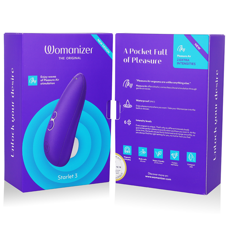 WOMANIZER - STARLET 3 - Wasserdicht für intensive Stimulation und Self-Love
