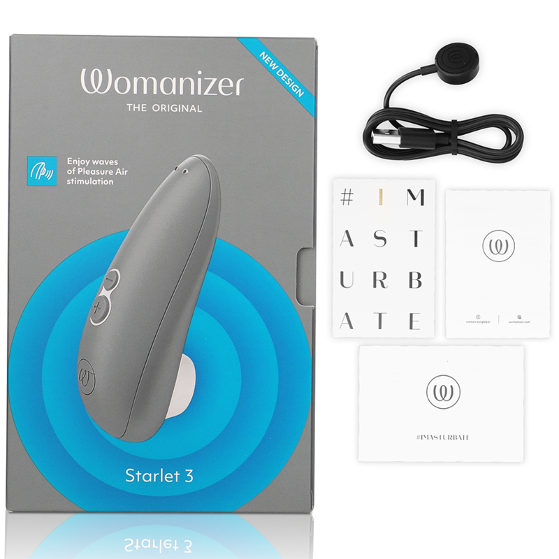 WOMANIZER - STARLET 3 - Wasserdicht / GRAU Klitorisstimulator diskret online kaufen