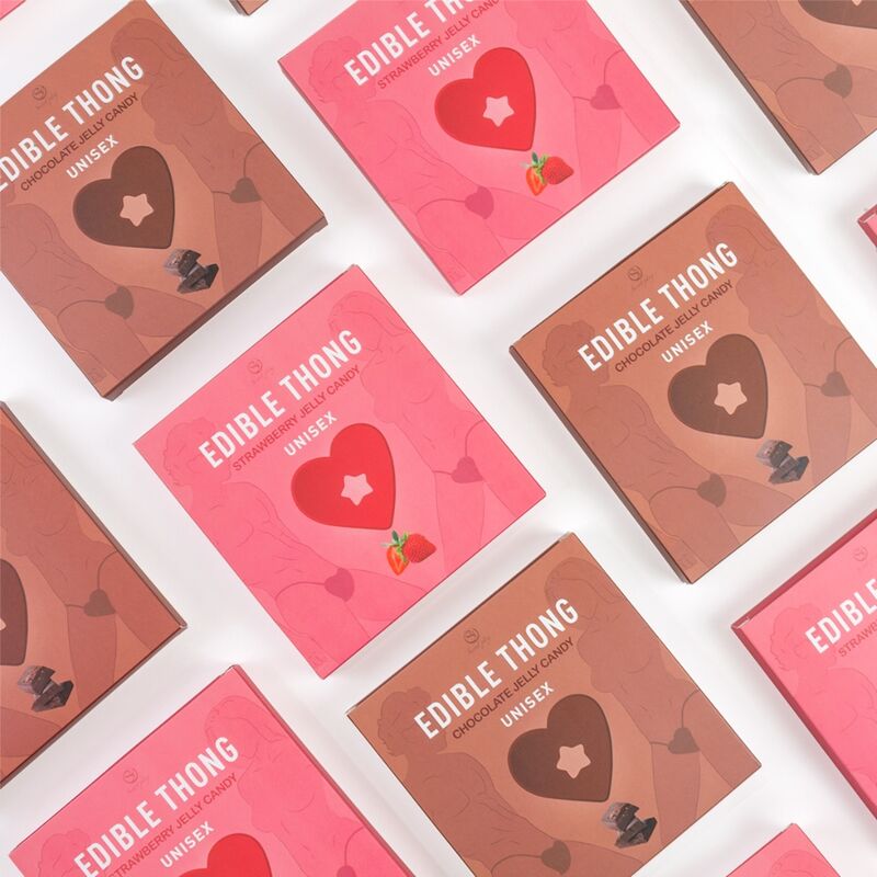 SECRET PLAY - ERDBEER-GUMMIBRCHEN-TANGA hochwertige Produktabbildung