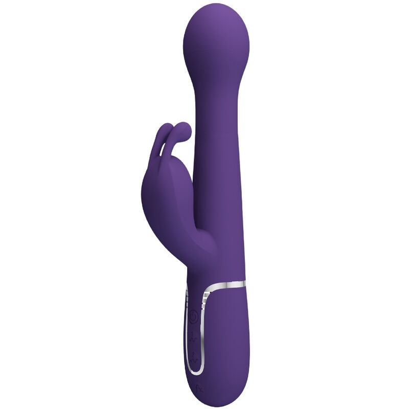 PRETTY LOVE - DEJON RABBIT VIBRATOR 3 IN 1 MULTIFUNKTIONS-LILA – Rabbit Vibrator Bild 3
