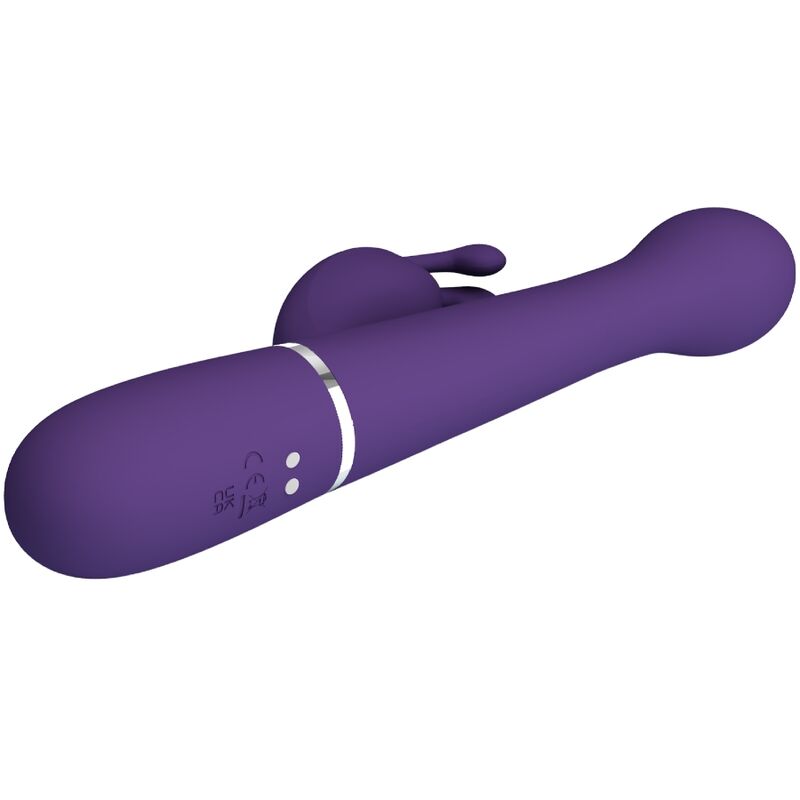 PRETTY LOVE - DEJON RABBIT VIBRATOR 3 IN 1 MULTIFUNKTIONS-LILA – Rabbit Vibrator Bild 12