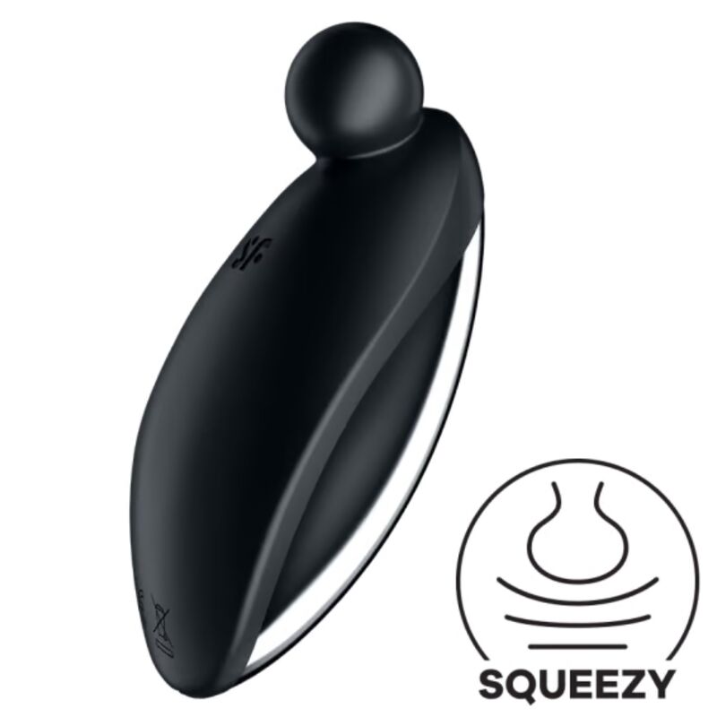 SATISFYER Spot On 2 Auflegevibrator Schwarz – 12 Vibrationsprogramme & Präzision | Secret Pulse Klitorisstimulator diskret online kaufen