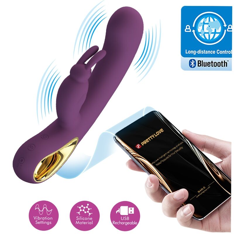 PRETTY LOVE - LIAM KANINCHEN VIBRATOR UND G-PUNKT-STIMULATOR LILA G-Punkt-Vibrator diskret online kaufen