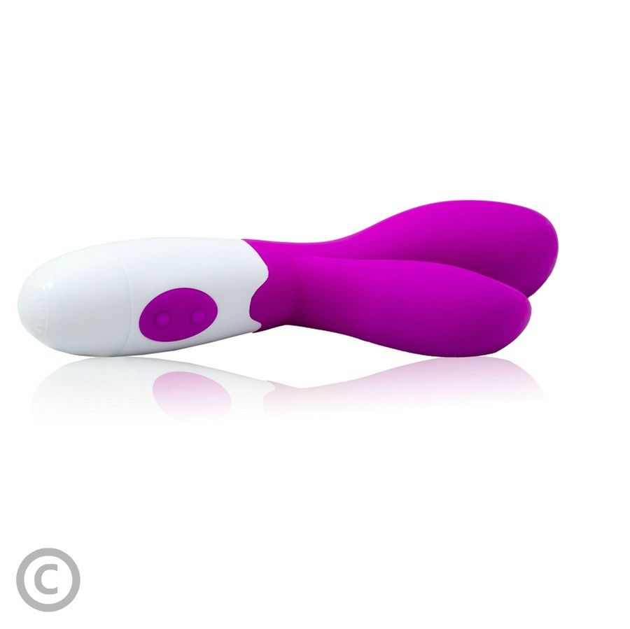 Pretty Love Newman – Ergonomischer Vibrator mit 30 Vibrationsimpulsen aus Silikon für intensive Stimulation und Self-Love
