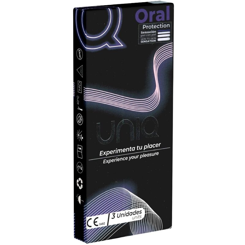 UNIQ - CLASSIC LATEXFREIE KONDOME 3 EINHEITS für Schutz und angenehmes Gefühl