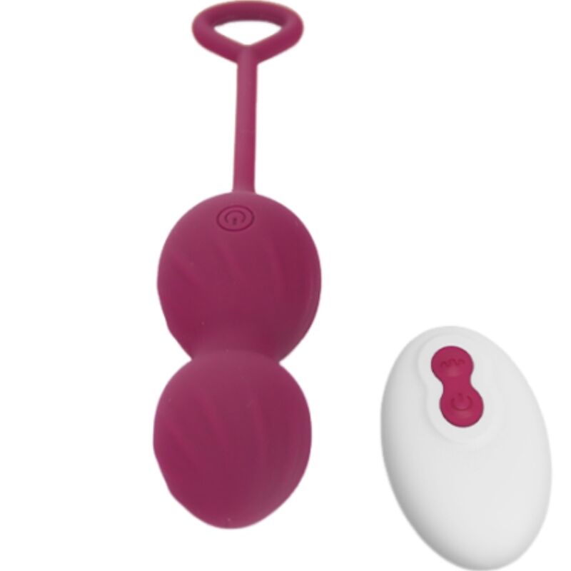ARMONY - BLOSSOMS VAGINAL HANTEL VIBRATION FERNBEDIENUNG 10 VIBRATIONEN DUNKELROT für sinnliche und diskrete Momente