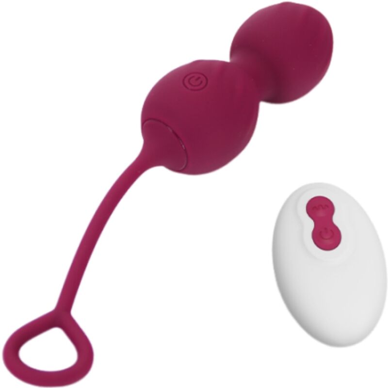 ARMONY - BLOSSOMS VAGINAL HANTEL VIBRATION FERNBEDIENUNG 10 VIBRATIONEN DUNKELROT automatischer Masturbator diskret online kaufen