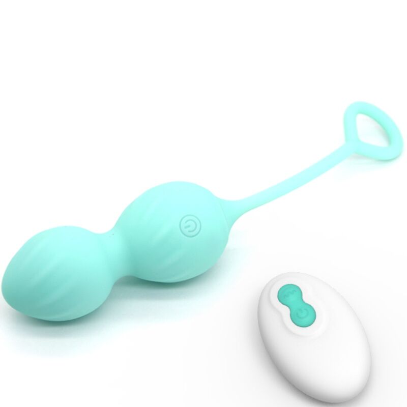 ARMONY - BLOSSOMS VAGINAL HANTEL VIBRATION FERNBEDIENUNG 10 VIBRATIONEN GRÜN – automatischer Masturbator Bild 8