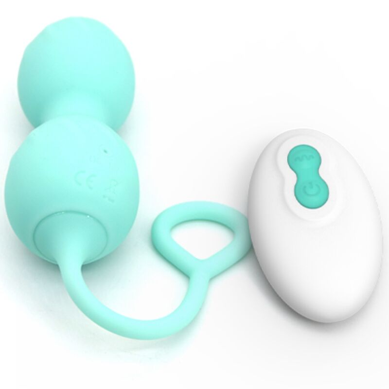 ARMONY - BLOSSOMS VAGINAL HANTEL VIBRATION FERNBEDIENUNG 10 VIBRATIONEN GRÜN – automatischer Masturbator Bild 4