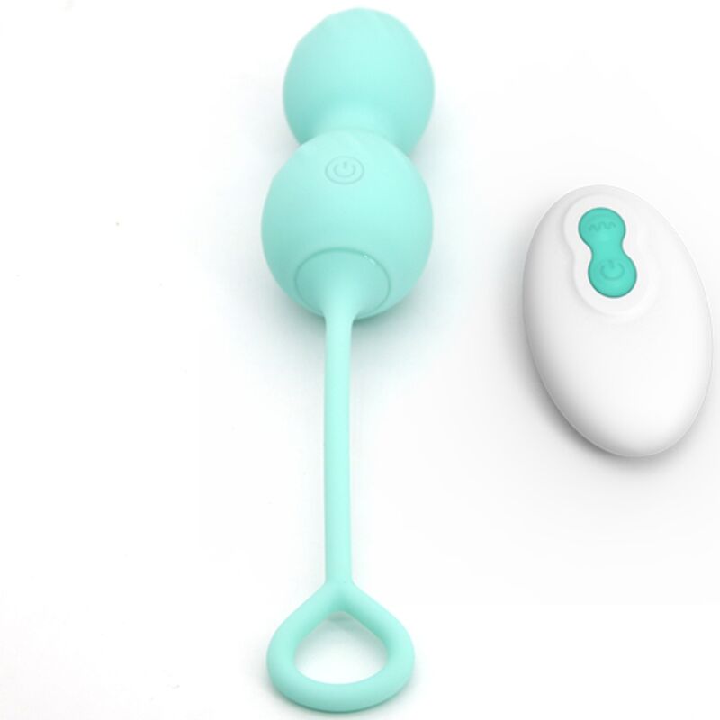 ARMONY - BLOSSOMS VAGINAL HANTEL VIBRATION FERNBEDIENUNG 10 VIBRATIONEN GRÜN – automatischer Masturbator Bild 5