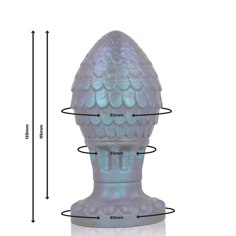 EPIC - VRAKOS DRACHENEI ANALSTECKER GRÖSSE L – Anal-Toy Bild 3