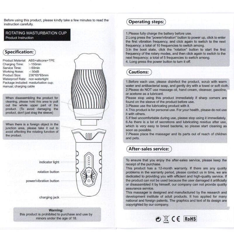 ARMONY - BELUCCI ORAL MASTURBATOR VIBRATOR WEISS bei Secret Pulse im Erotikshop