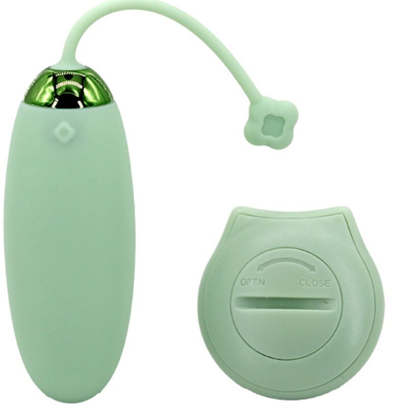ARMONY - KITTY FUN EGG VIBRATOR FERNBEDIENUNG 10 VIBRATIONEN GRÜN Produktansicht und Details