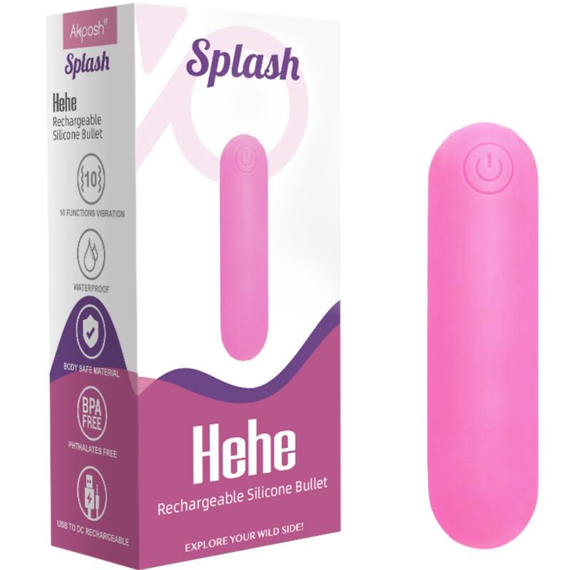 ARMONY Splash Hehe Bullet Vibrator Rosa | 10 Vibrationsmodi – Vibrator Bild 11