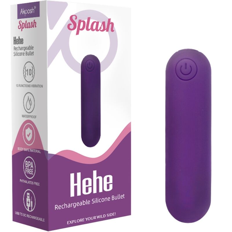 ARMONY Splash Hehe Bullet Vibrator Lila | 10 Vibrationsmodi – Vibrator Bild 11