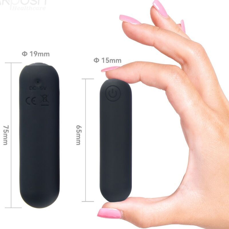 ARMONY Splash Haha Bullet Vibrator Schwarz | 10 Vibrationsmodi – Vibrator Bild 8