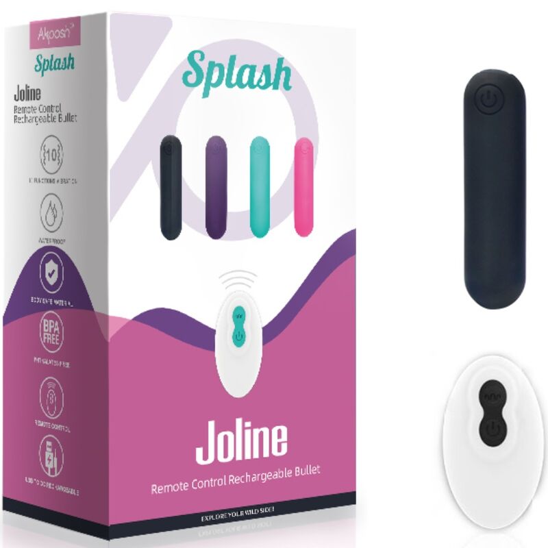 ARMONY Splash Joline Bullet Vibrator – Fernbedienung, 10 Modi, wasserdicht hochwertiges Sextoy bei Secret Pulse