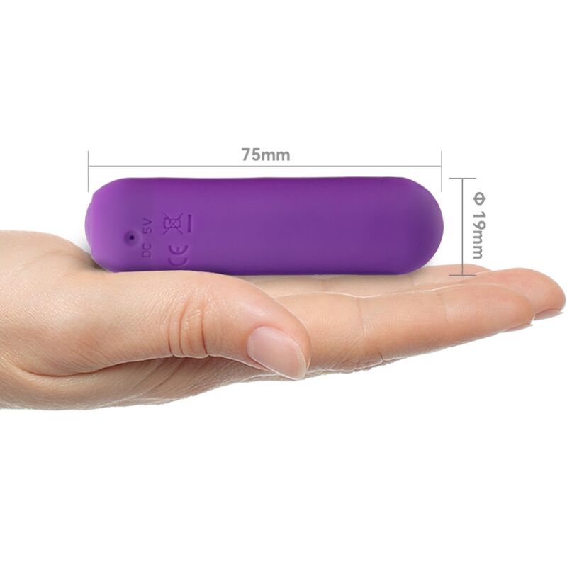 ARMONY - SPLASH JOIE VIBRATOR BULLET SILIKON FERNBEDIENUNG 10 VIBRATIONEN 75 X 19 CM LILA – Vibrator Bild 8