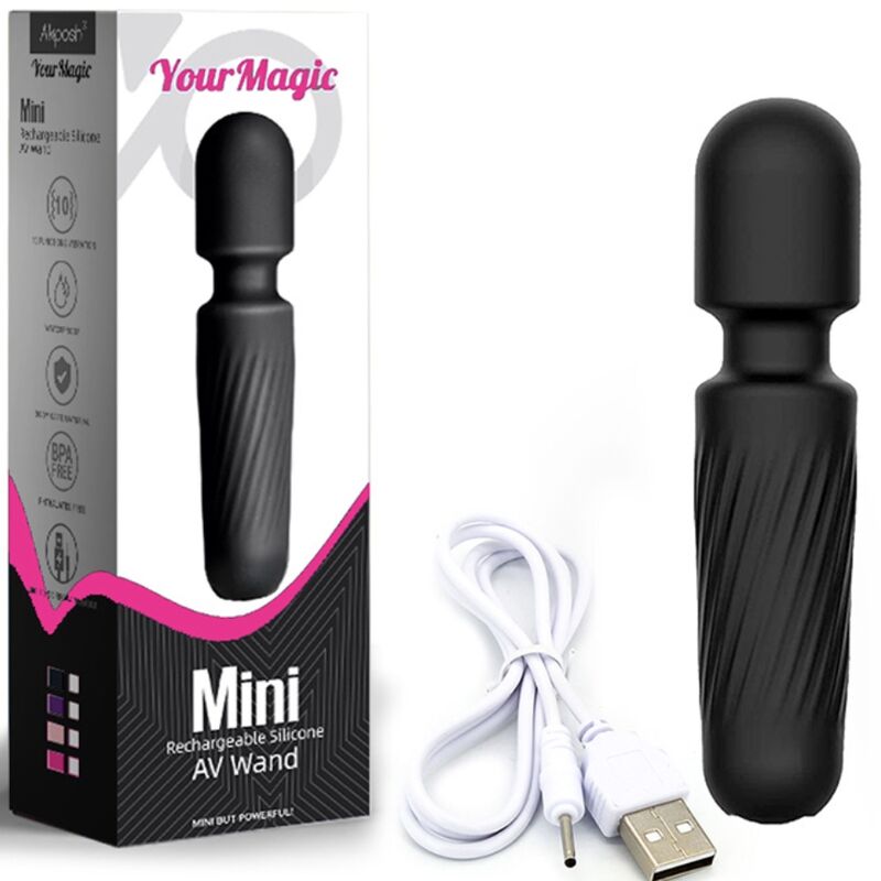 ARMONY - YOUR MAGIC MASSAGER & VIBRATOR WIEDERAUFLADBAR 10 VIBRATIONEN SCHWARZ – Vibrator Bild 11