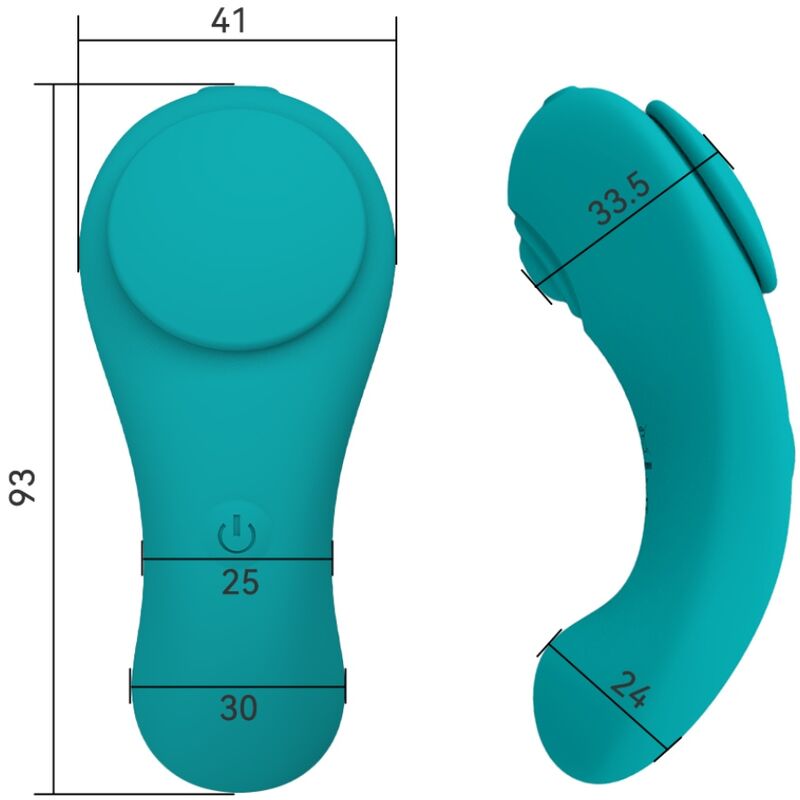 ARMONY - PLEASURE PANTY VIBRATOR FERNBEDIENUNG 3 GESCHWINDIGKEITEN GRÜN Produktansicht und Details